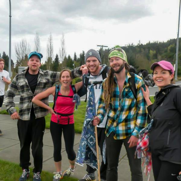 VIU students take a break during the VIU Amazing Race